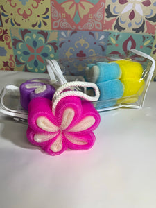 4 Pack Exfoliating Flowers